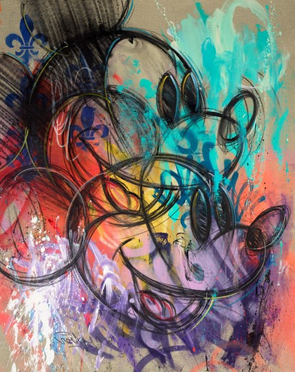 Twins by Mr. Oreke - Original Painting on Stretched Canvas